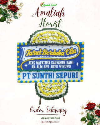Papan Bunga Duka di Rawabuntu