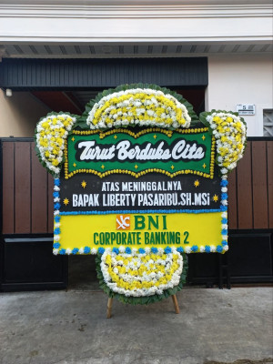 Papan Bunga Duka di Rawabuntu