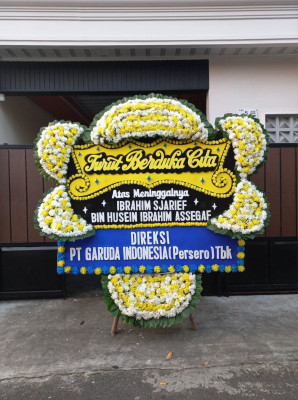 Papan Bunga Duka di Rawabuntu