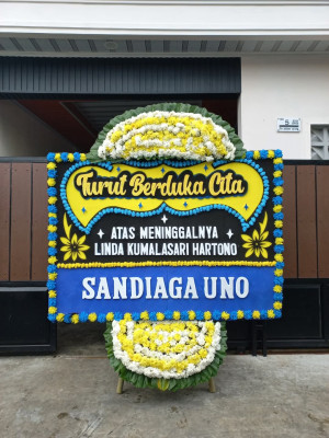 Papan Bunga Duka di Rawabuntu