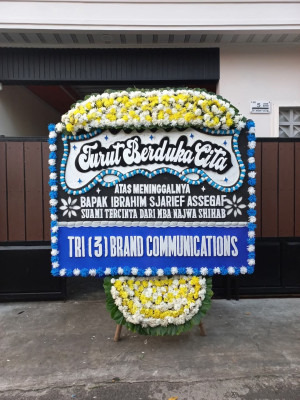 Papan Bunga Duka di Rawabuntu
